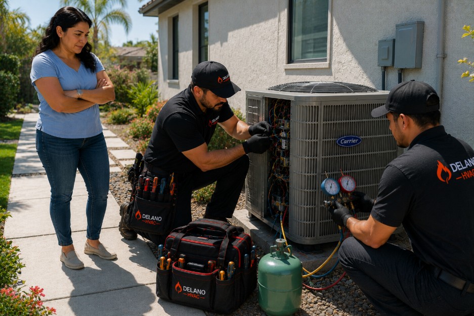 Carrier ac repair services in delano ca