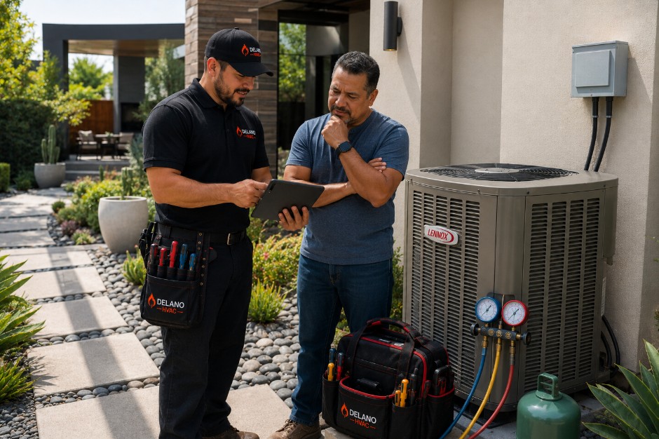 lennox ac repair cost in delano