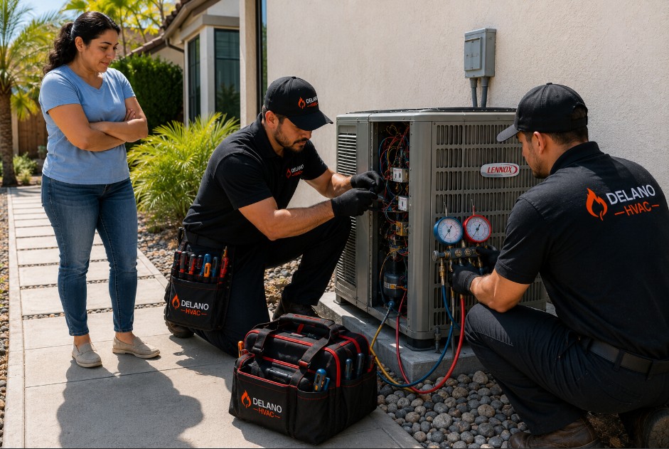 lennox ac repair services in delano ca