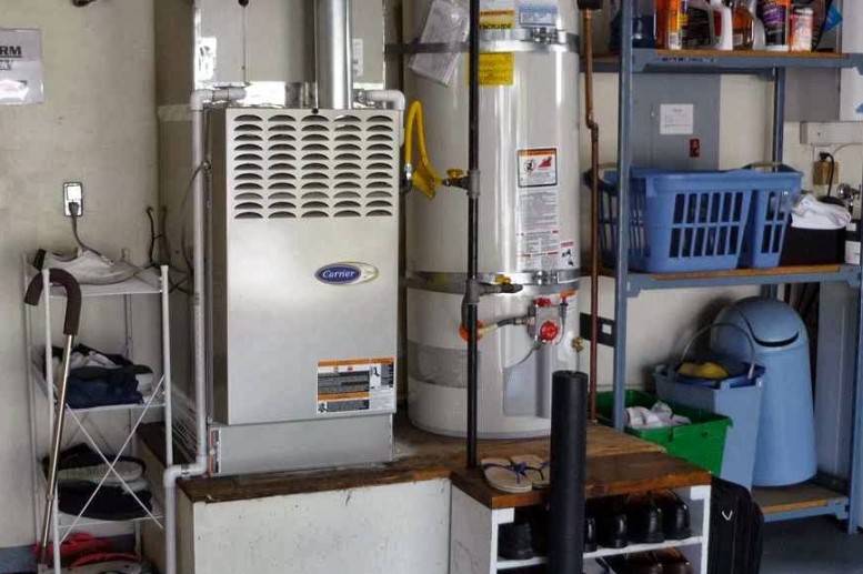 Expertly installed furnace system in a Delano home